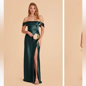 Birdy Grey Mia Strapless Emerald Dress